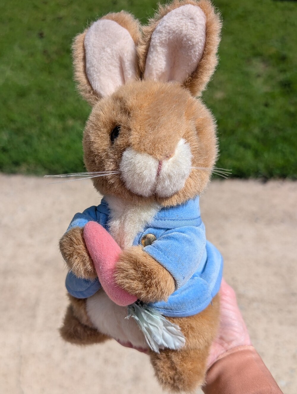 Vintage Eden Peter Rabbit Plush Bunny With Carrot Beatrix Potter